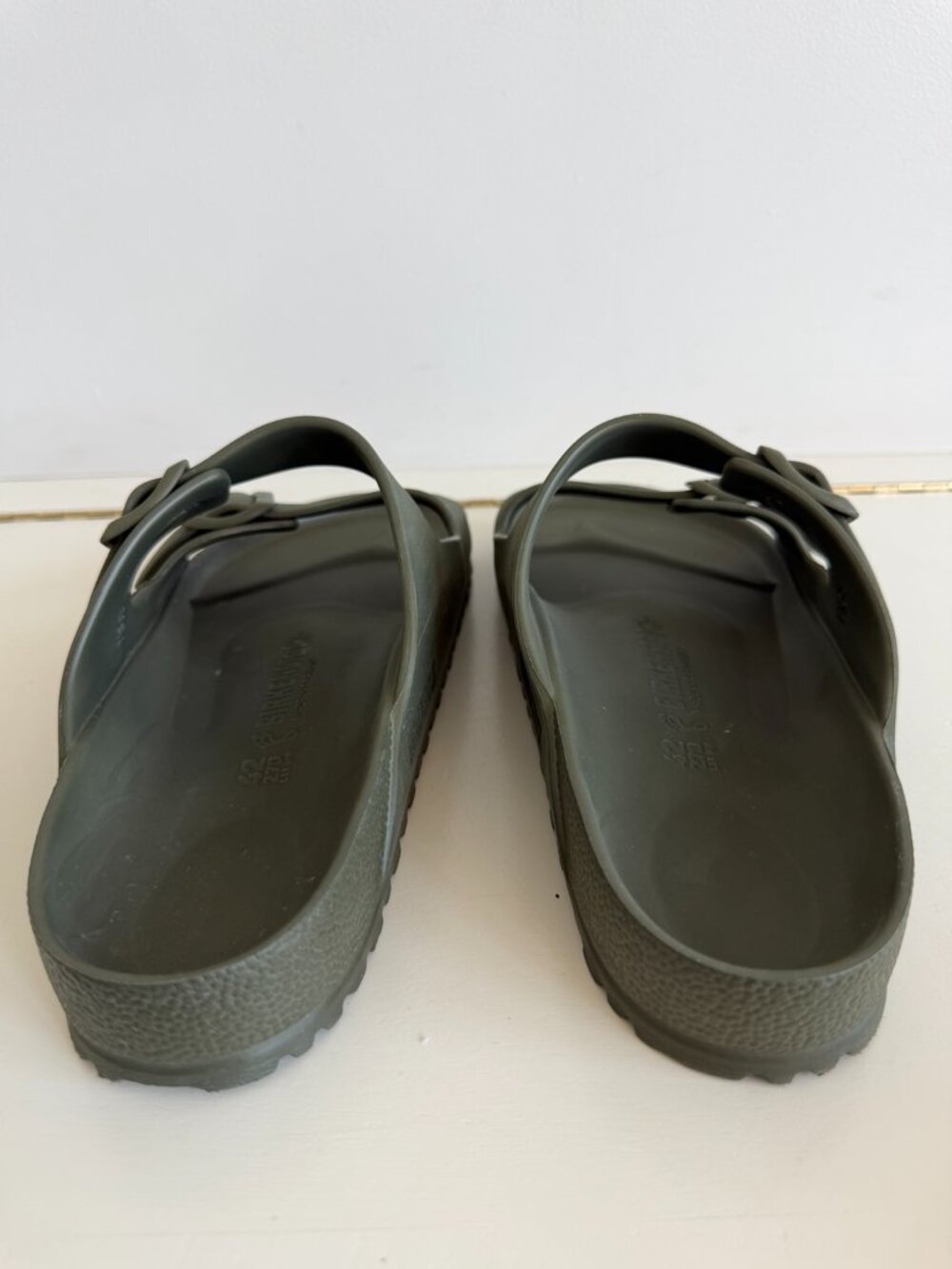 Birkenstock Arizona EVA Essentials Khaki Green Sandals Size 42 - Picture 2 of 8